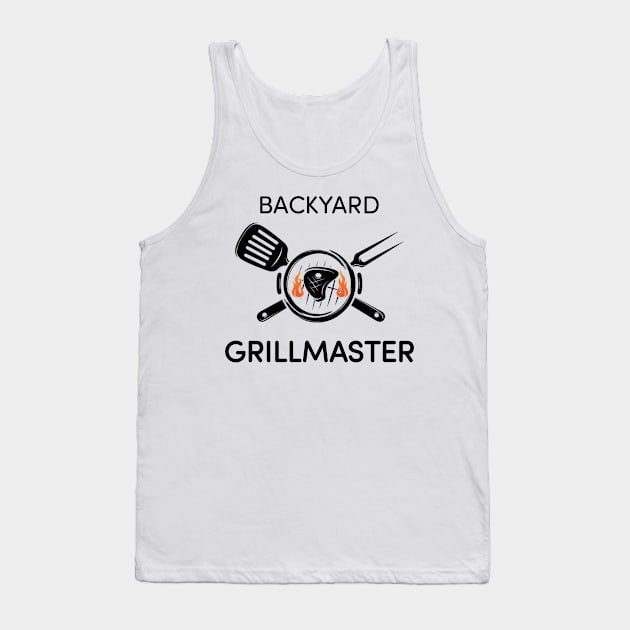 Backyard Grill Master Tank Top by Look Up Creations